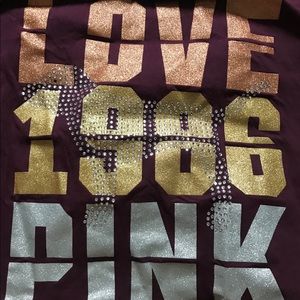 Love Pink Bling Long Sleeve Tee